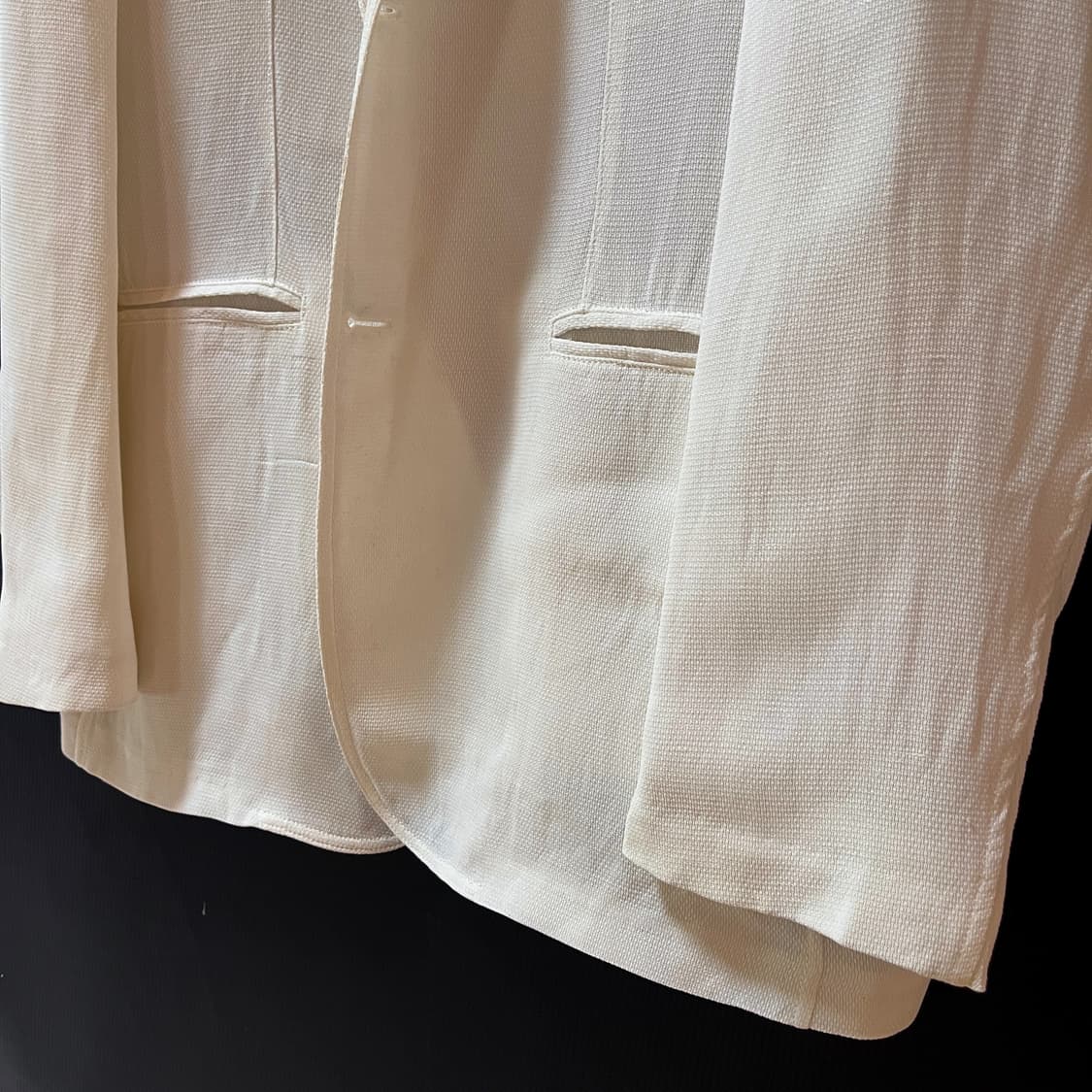 IT50R) 아르마니 꼴레지오니 린넨 언컨스트럭티드 썸머 테일러드 자켓  상품이미지8
