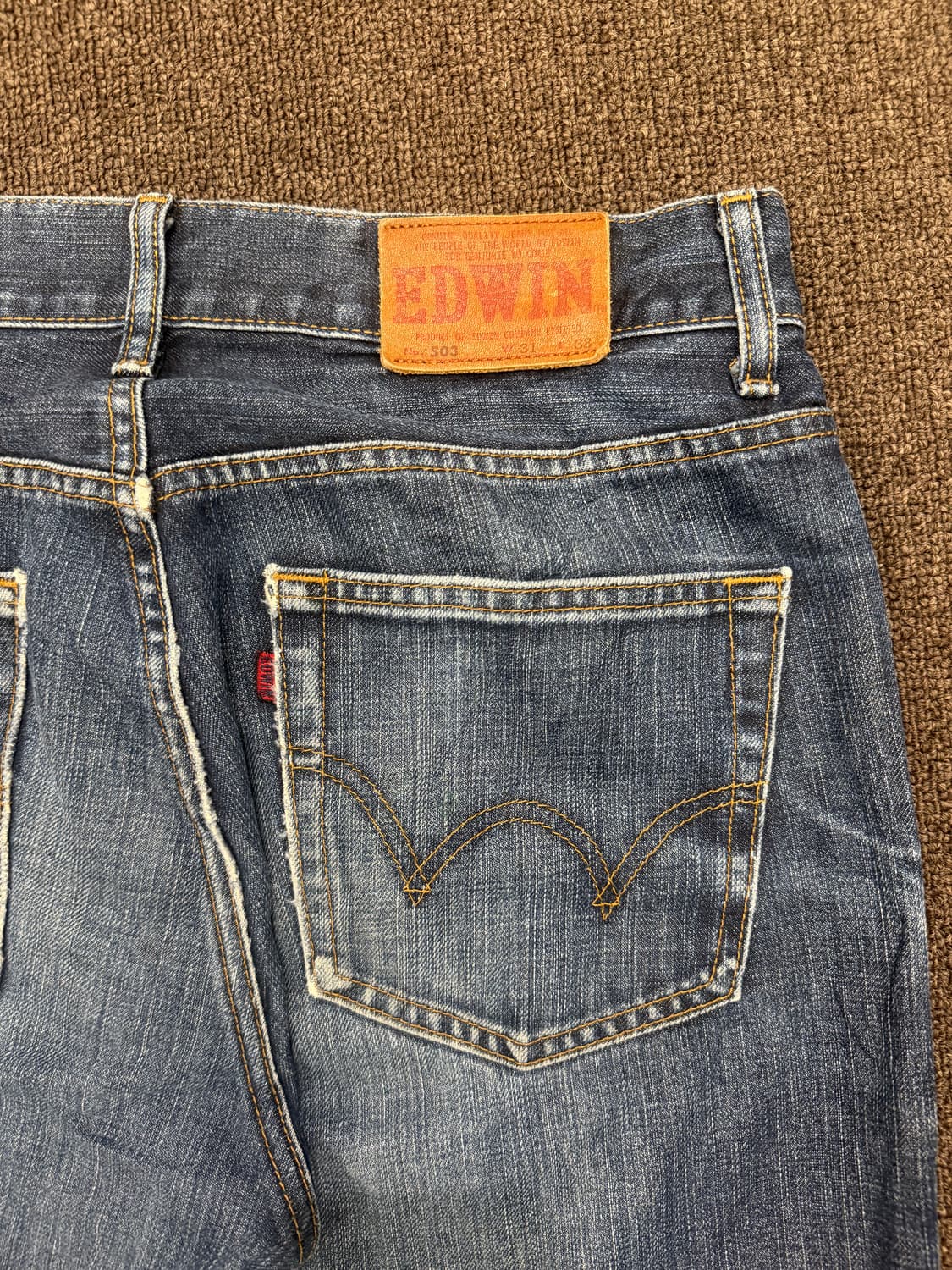 31)에드윈 503 빈티지 워싱 데님팬츠 상품이미지4