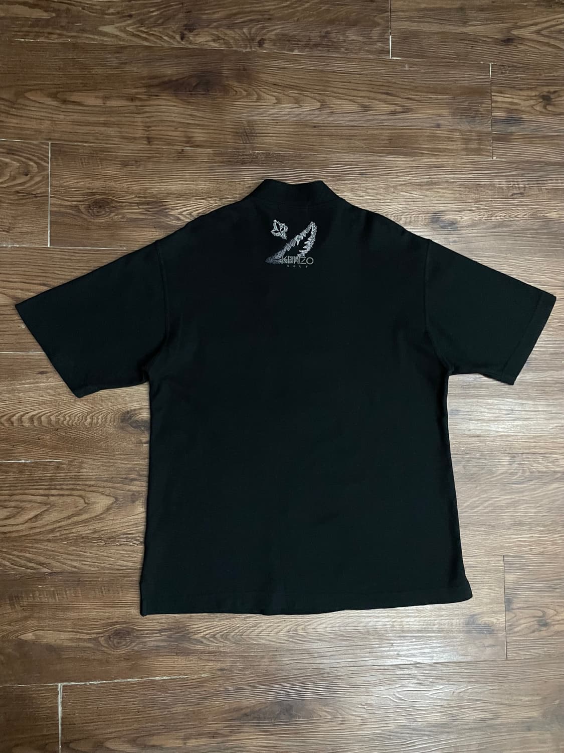 겐조 일본판 블랙 하프집업 반팔 티셔츠 상품이미지9