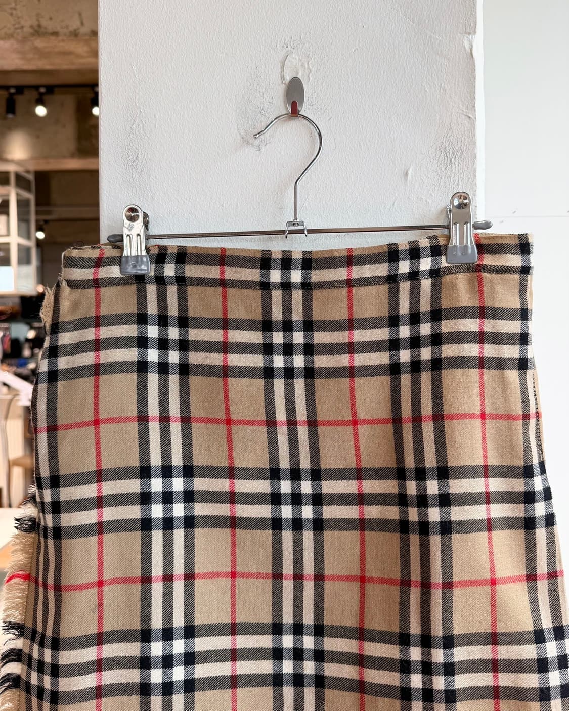 버버리 브라운 노바체크 랩 미니스커트  상품이미지3