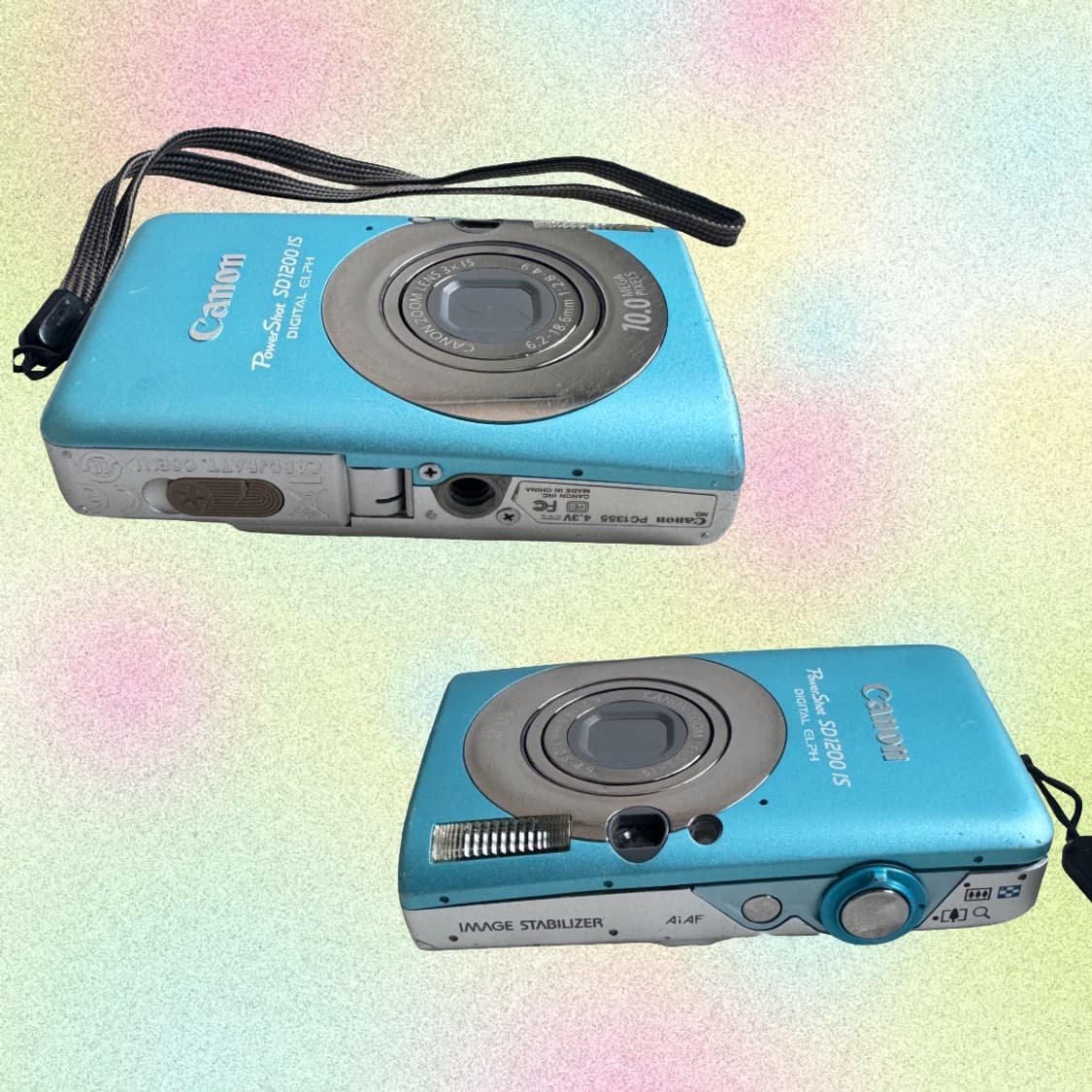 예약중/아쿠아블루🩵) 캐논 익서스 95 IS 슈이디카 엔믹스 지우 디카 상품이미지3