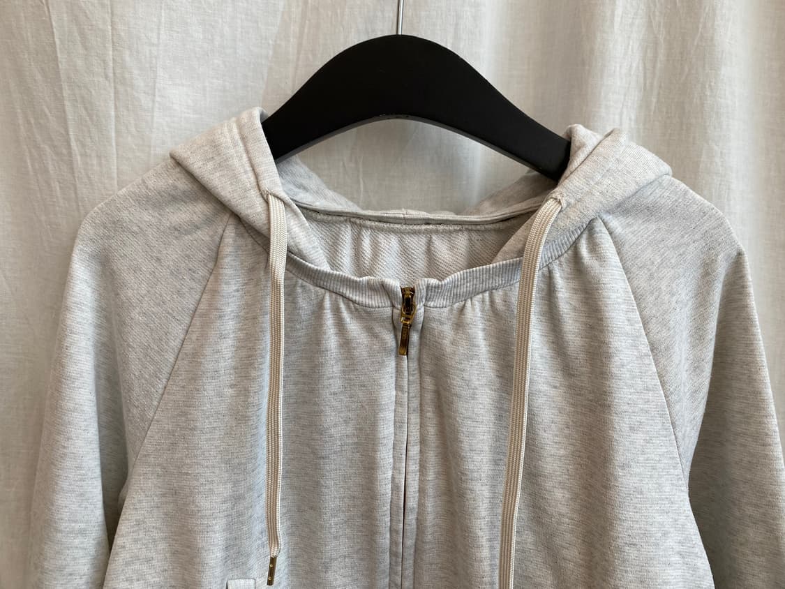 KUMIKYOKU 크롭 투웨이 후드집업(S-M) 상품이미지4