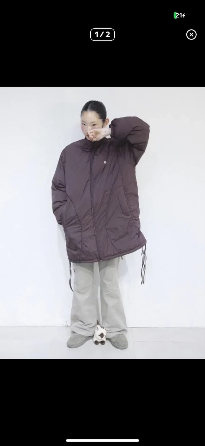 스마트어반유즈풀 패디드자켓 그레이 Suu 코이세이오 상품이미지2