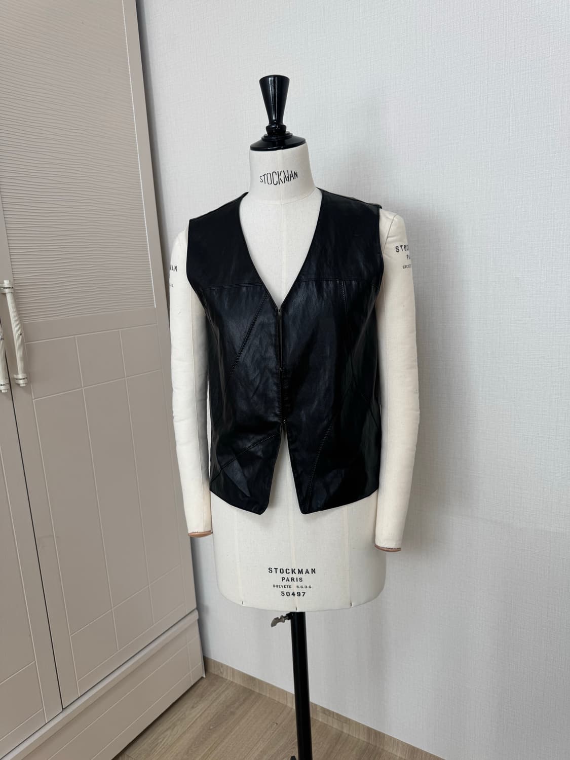 마뗑킴 레더 베스트 상품이미지3