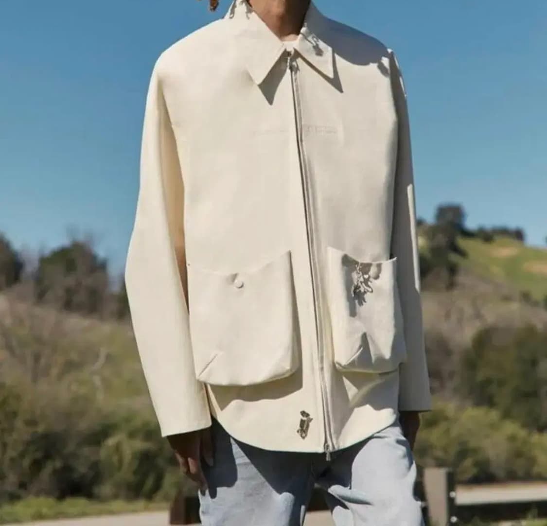 STU 엠보 카고자켓 크림(L) 상품이미지2