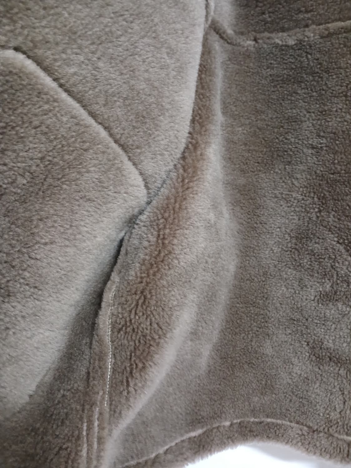 (새상품,88,실측95-100)리오벨 양모100% 인조무스탕 상품이미지7