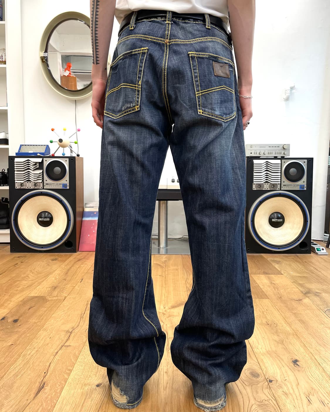 [32] 아르마니 진스 플레어 데님 팬츠 상품이미지2