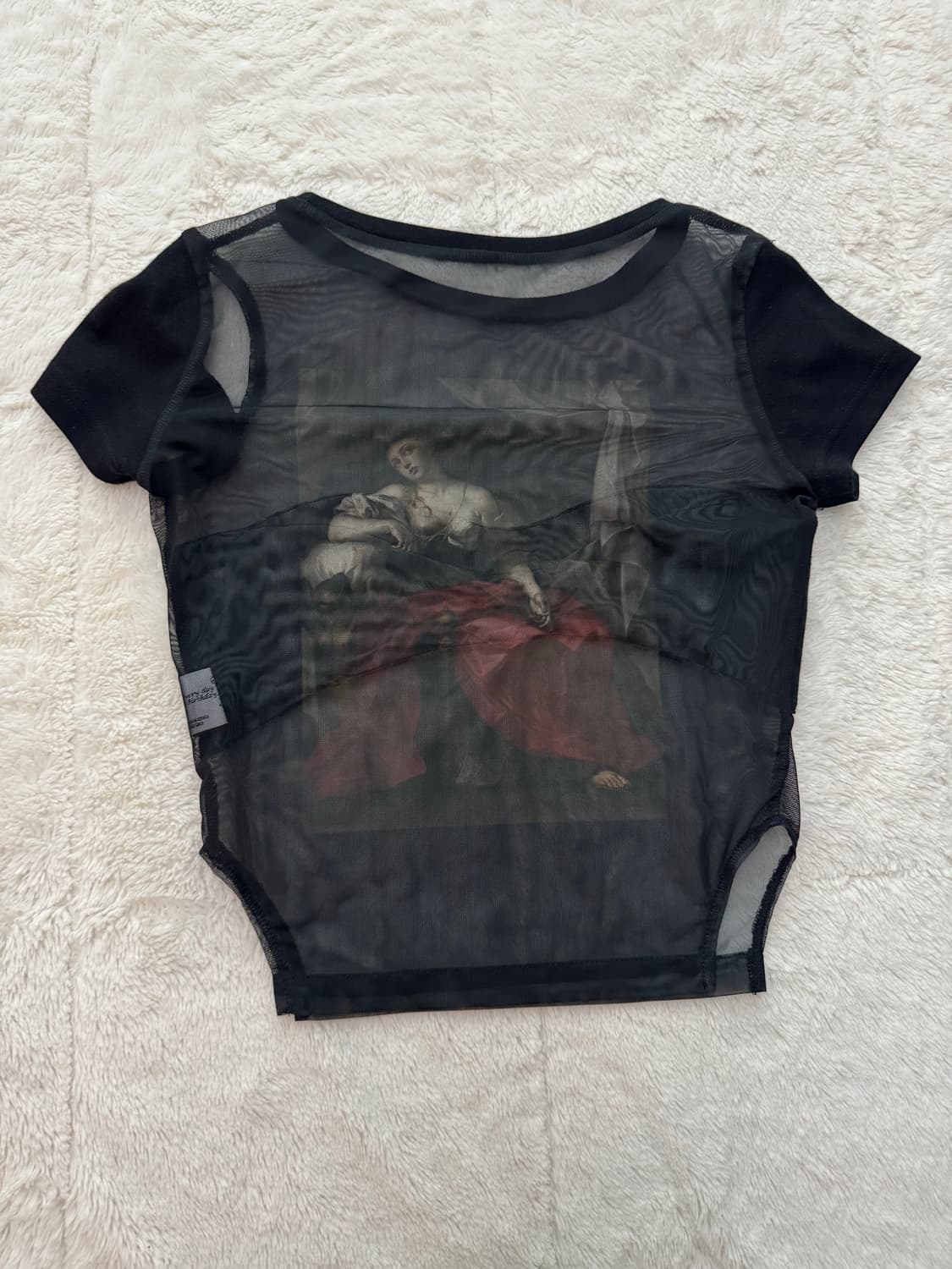 언헤이 시스루 티 상품이미지2