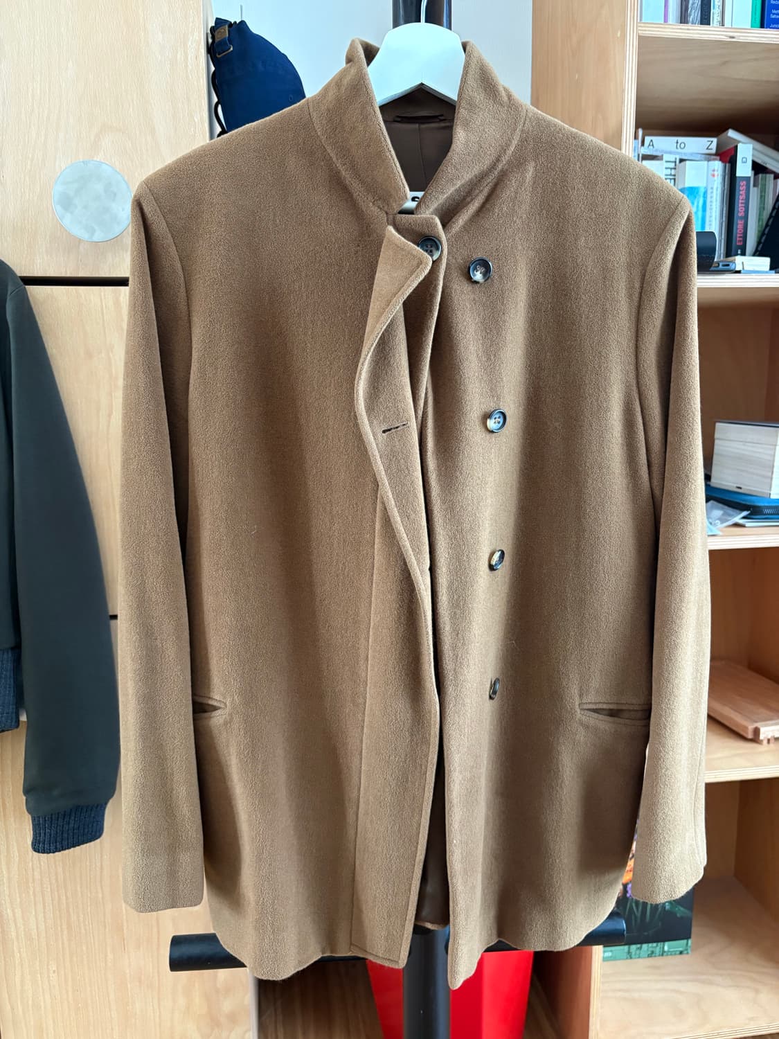 질샌더 스탠드카라 앙고라 자켓 상품이미지2