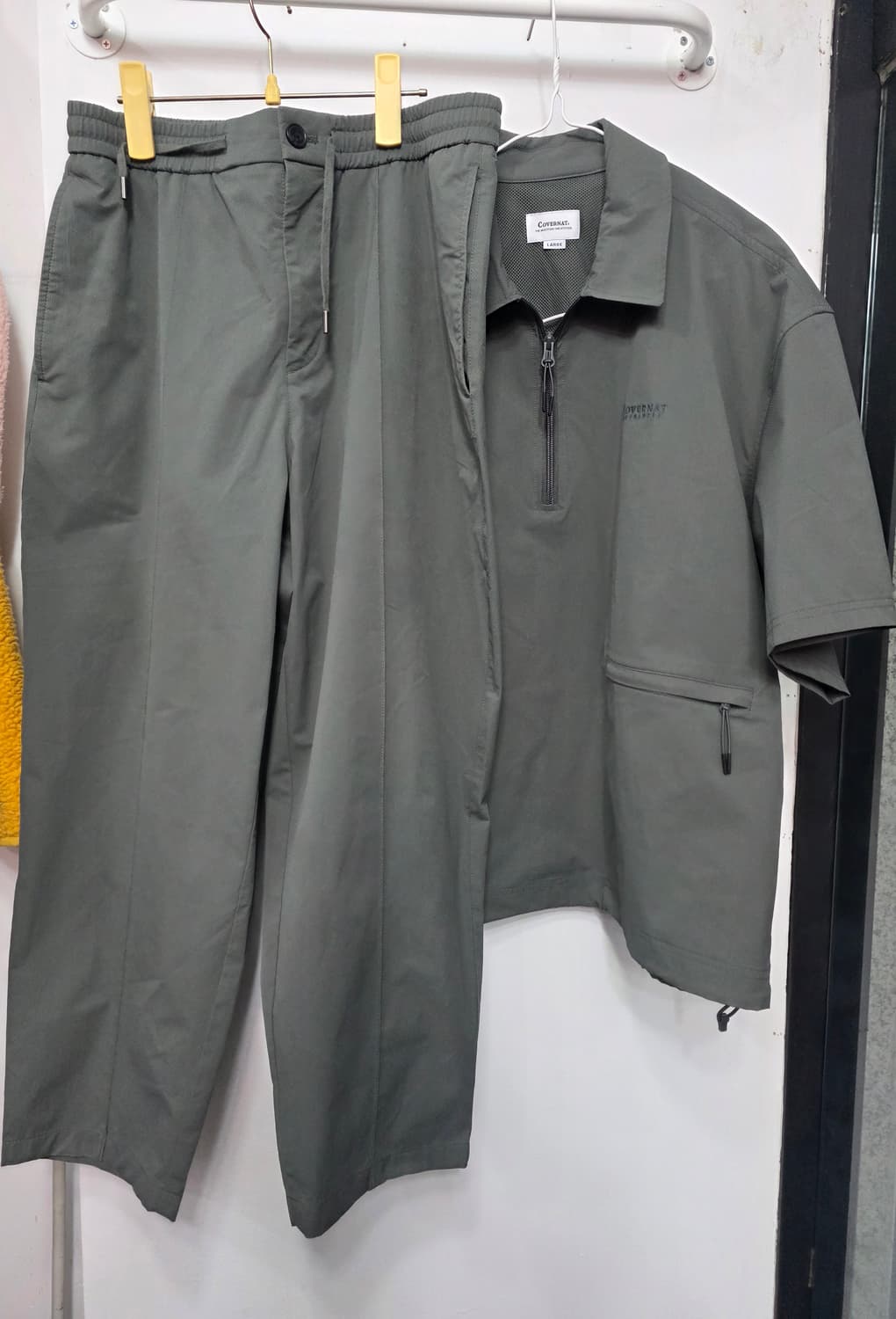 커버낫 남성 반팔 아노락 세트 상품이미지1