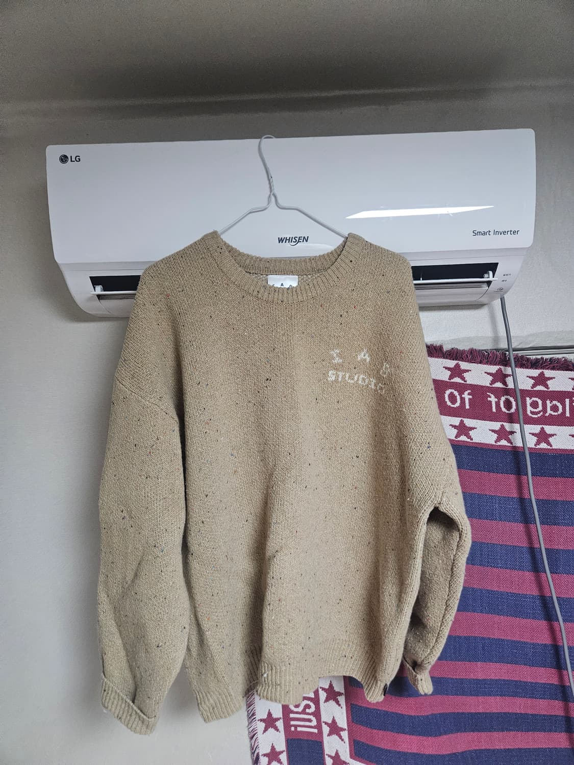 아이앱 스튜디오 x 새들러 하우스 니트 플레인 상품이미지2