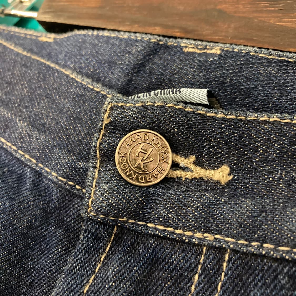 스쿨오브하드낙 올드스쿨 힙합 자수 카펜터 데님 팬츠 상품이미지8