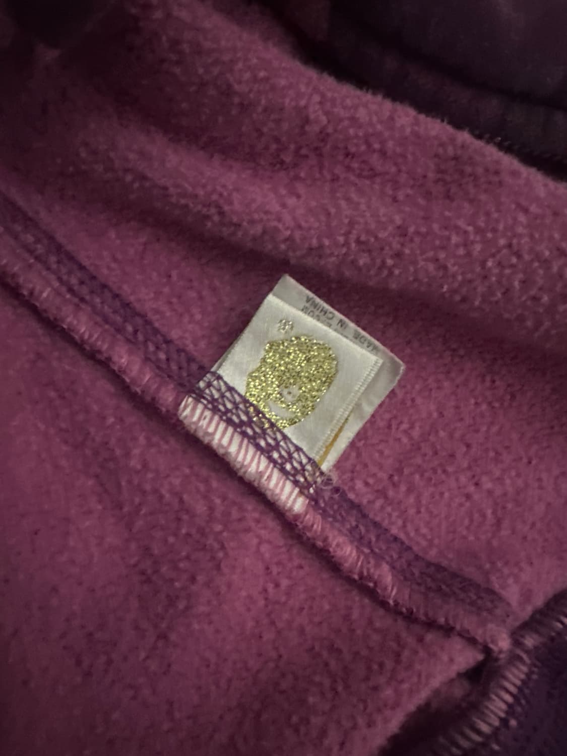 베이프 카모 샤크 후드집업 퍼플 S 상품이미지3