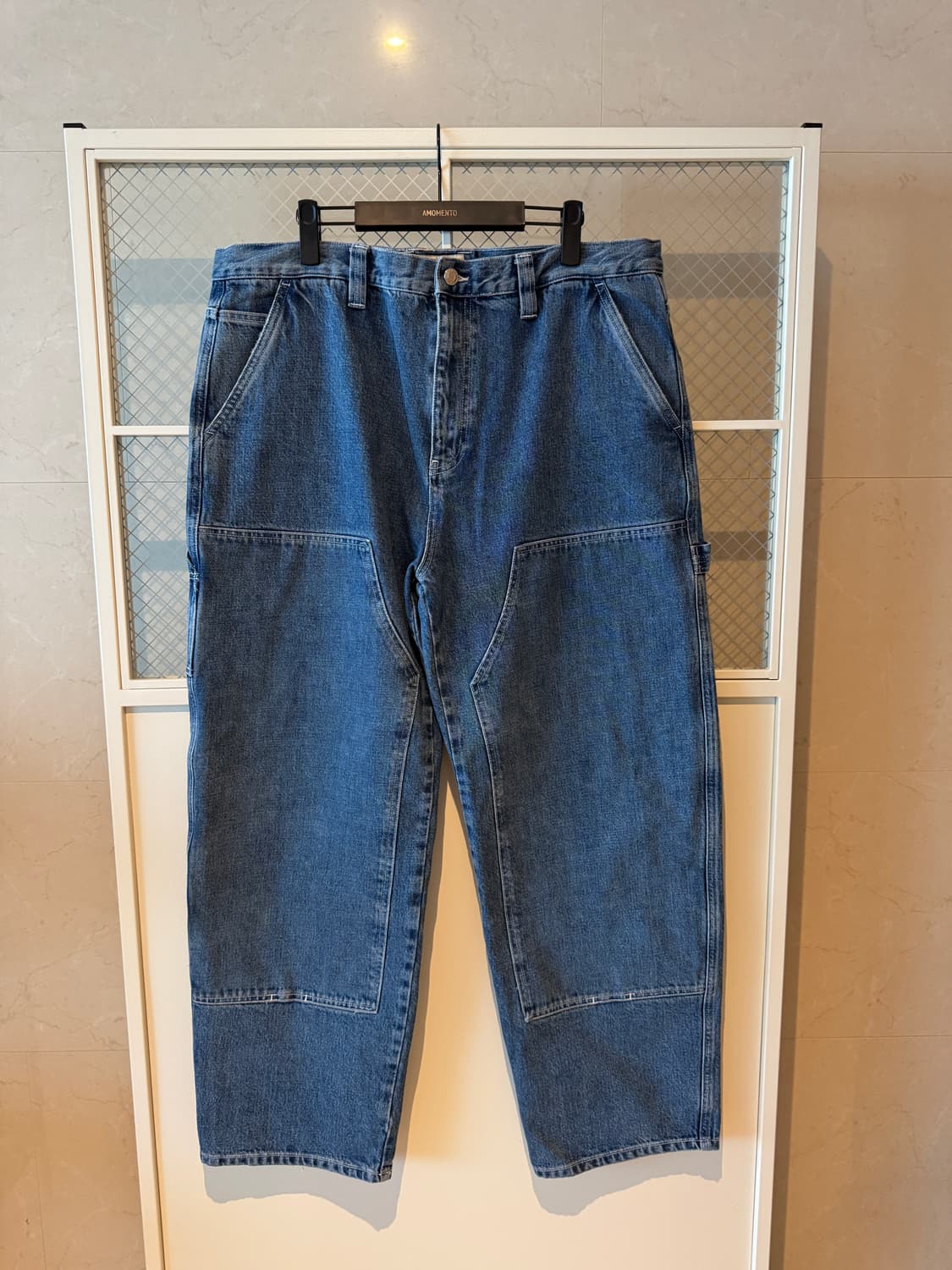 스투시 데님 더블니 워크 팬츠 상품이미지1