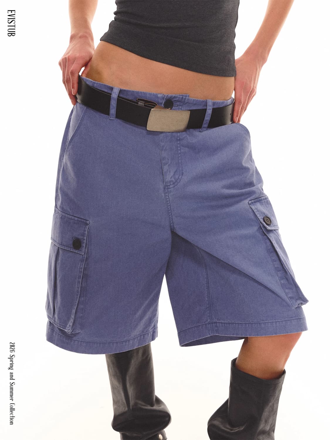 EVISTUB 카고 반바지 상품이미지4