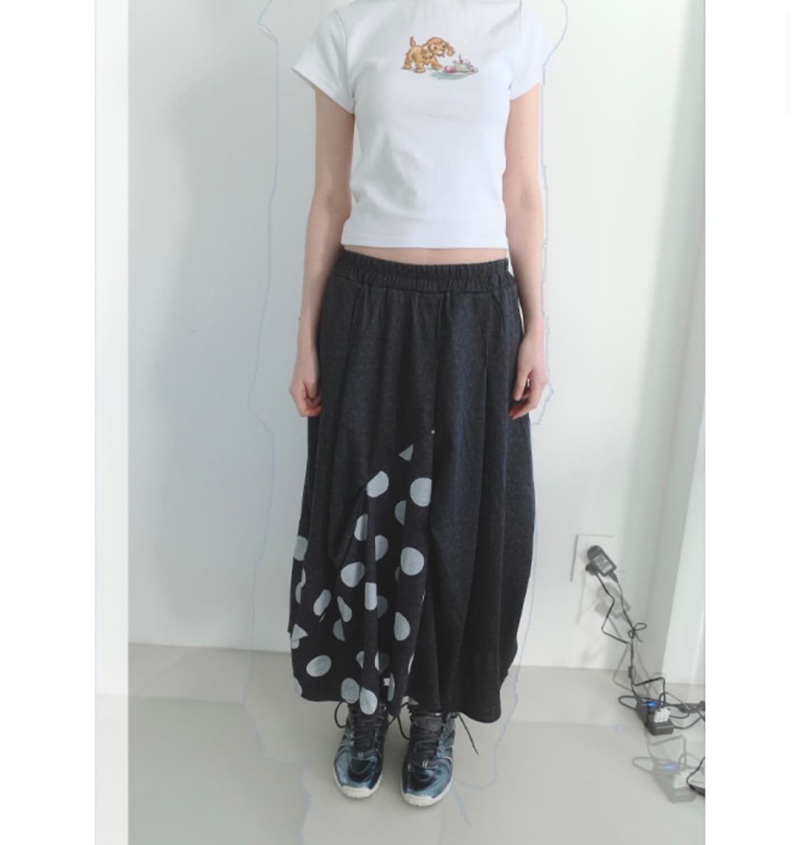 에프터먼데이 애프터먼데이 molly dot skirt 도트 스커트 치마 상품이미지1