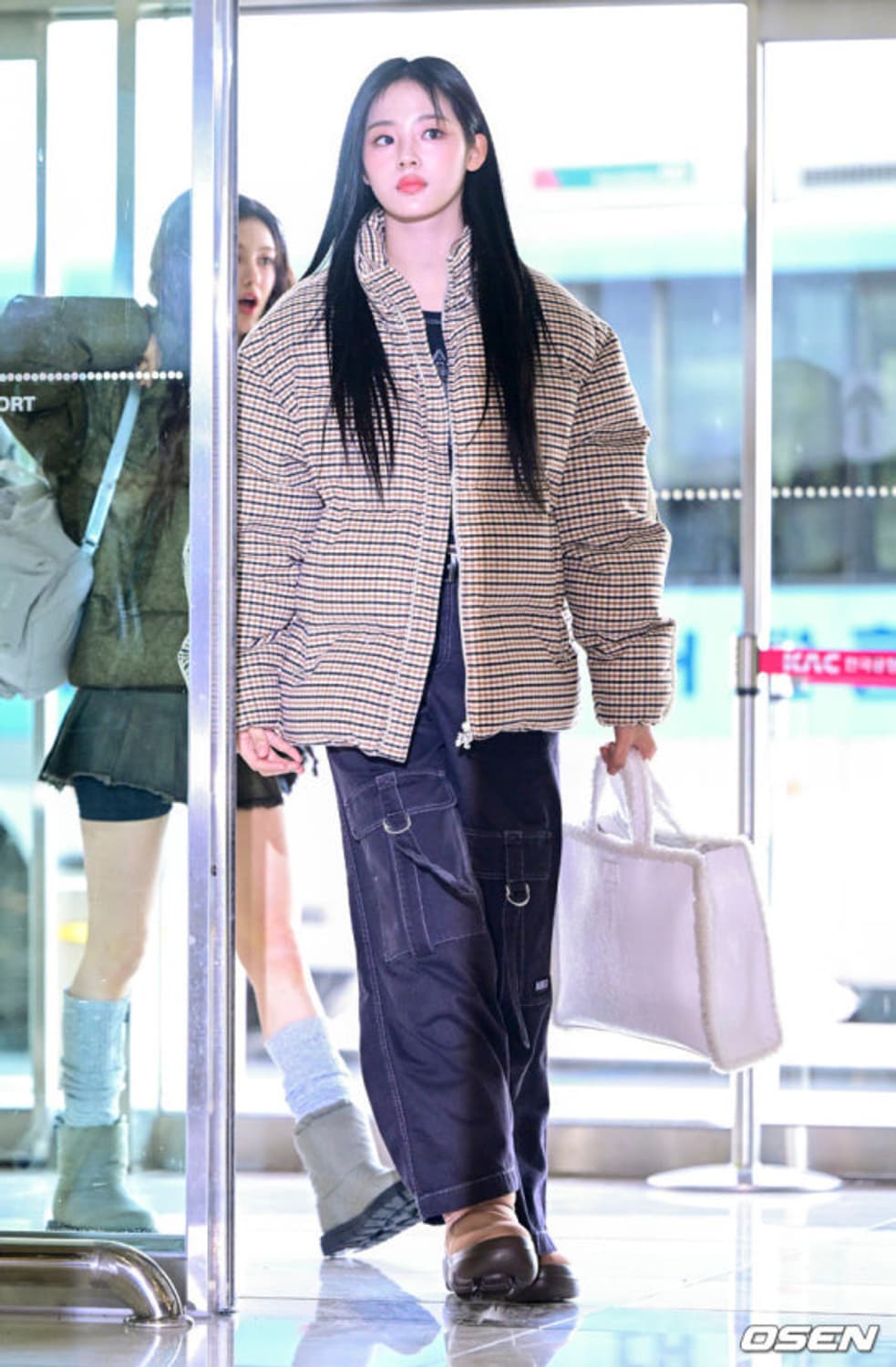 [뉴진스 민지님 착용] 팜엔젤스 23fw 체크 패딩 상품이미지2