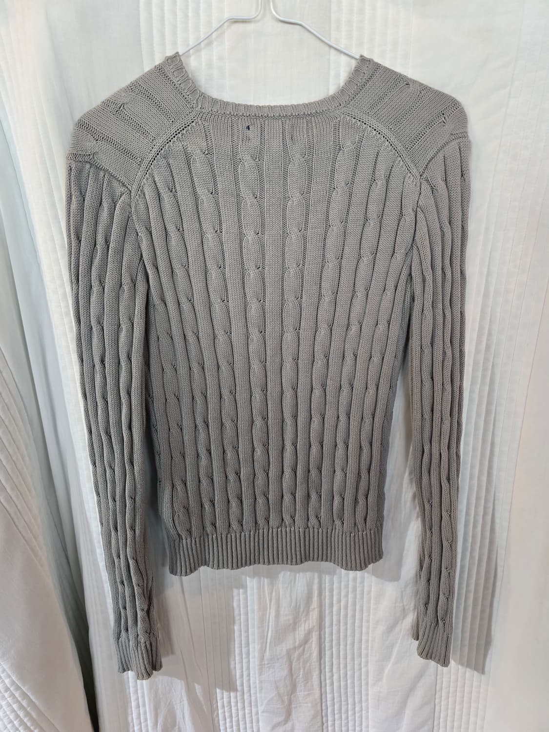 폴로 랄프로렌 케이블 니트 회색 상품이미지3