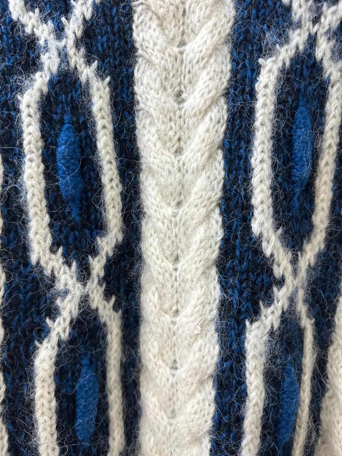 일본빈티지 FREELANCER 케이블 니트 울 풀오버 스웨터 상품이미지4