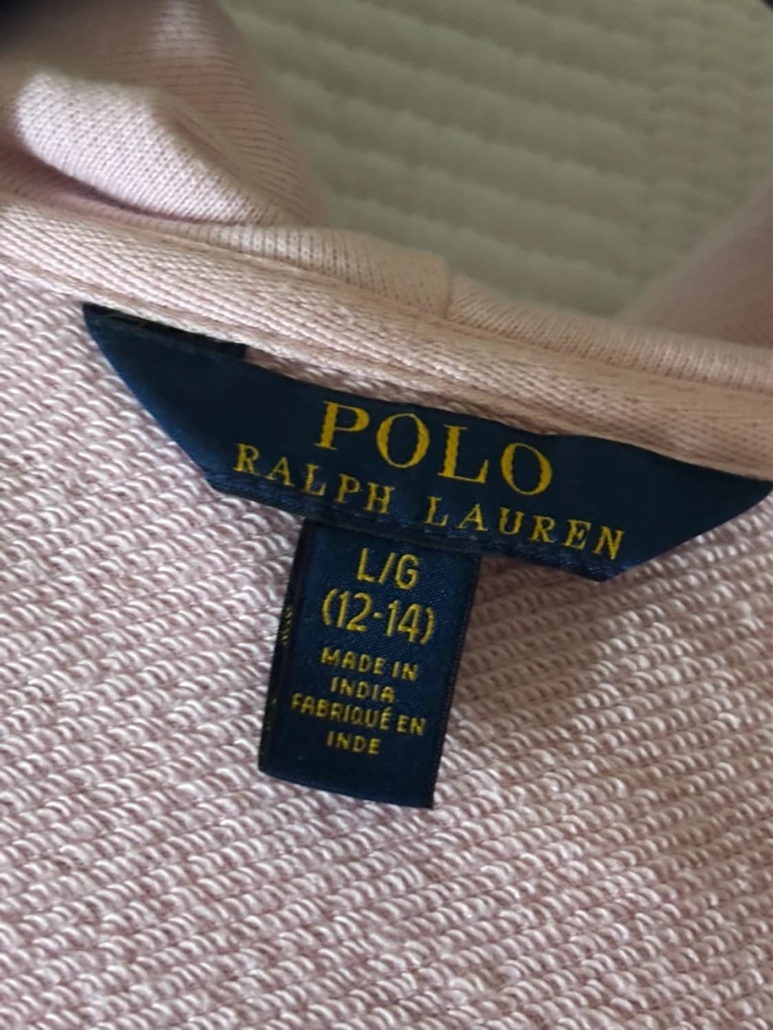 폴로 랄프로렌 후드집업 연핑크 상품이미지2