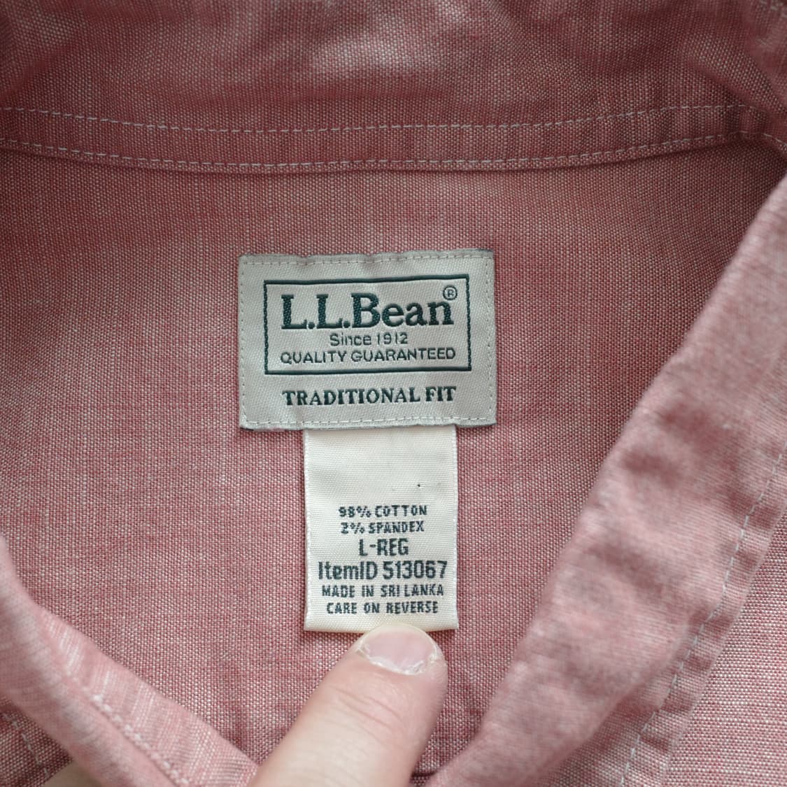 엘엘빈 L.L.Bean 샴브레이 헤리티지 워크 셔츠 상품이미지6