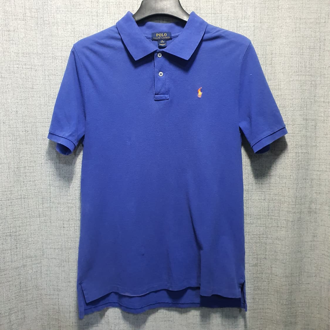 폴로 랄프로렌 블루 카라 반팔티   상품이미지1