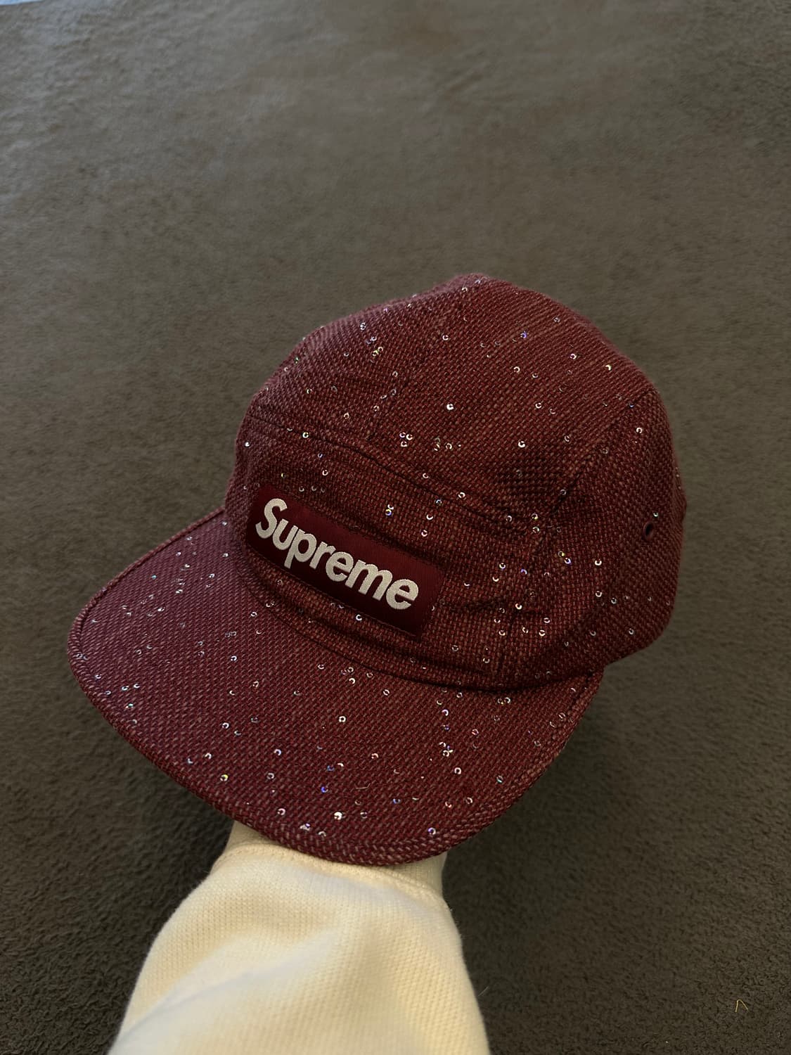슈프림 글리터 캠프캡 처분  상품이미지1