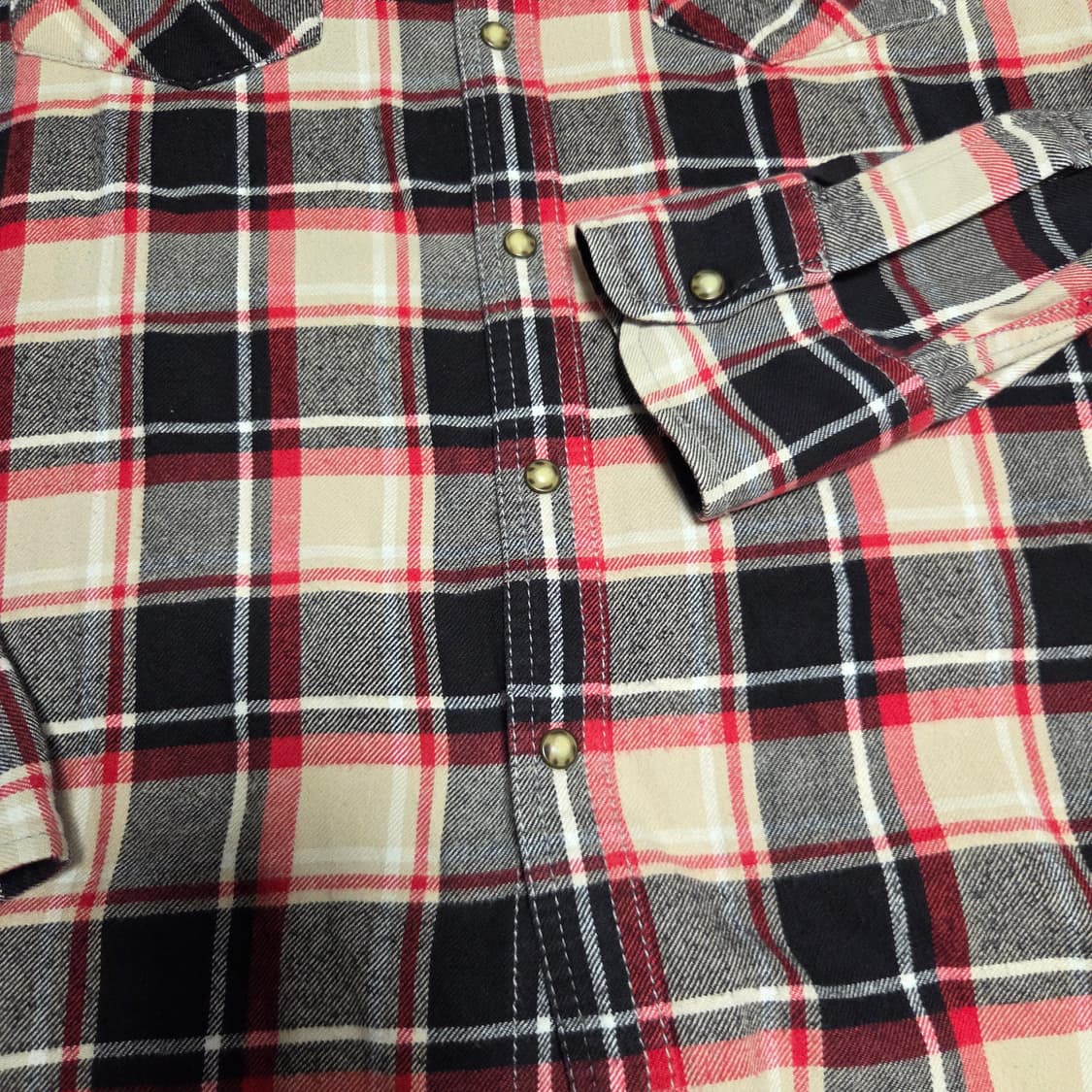 Levi's 웨스턴 플란넬 체크 셔츠 L(100) 상품이미지4
