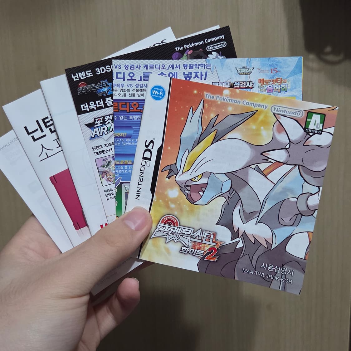 닌텐도 DS 포켓몬스터 블랙2/화이트2 풀팩 상품이미지7