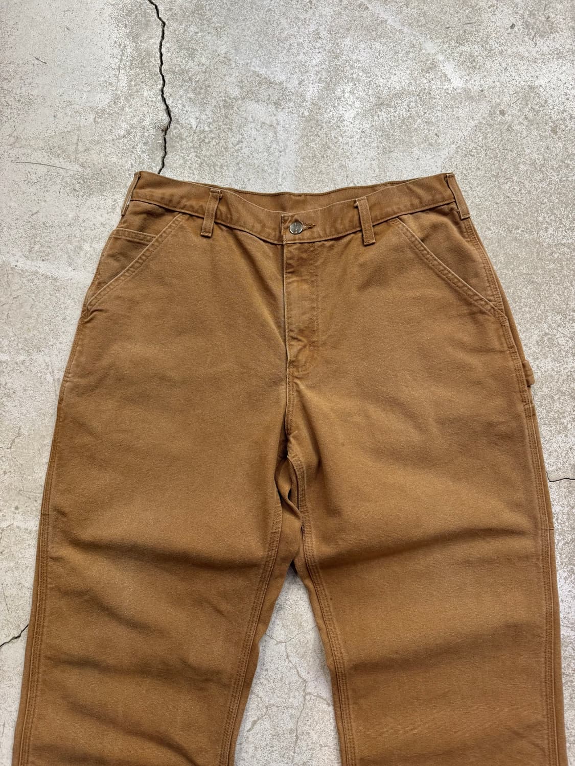 칼하트 B11 BRN 싱글니 워크팬츠 상품이미지4