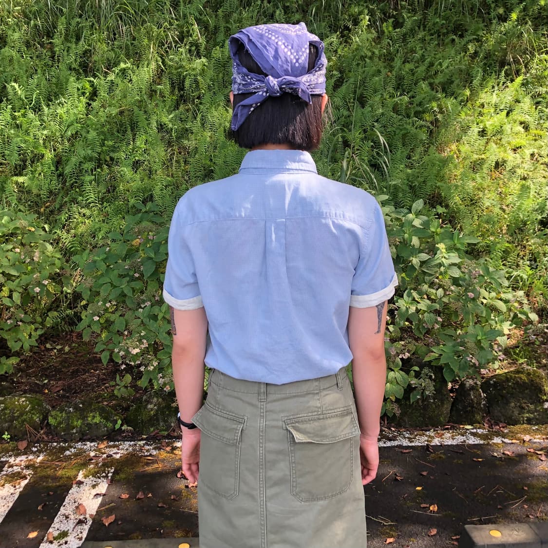 Made in Japan half shirts Sky 상품이미지4