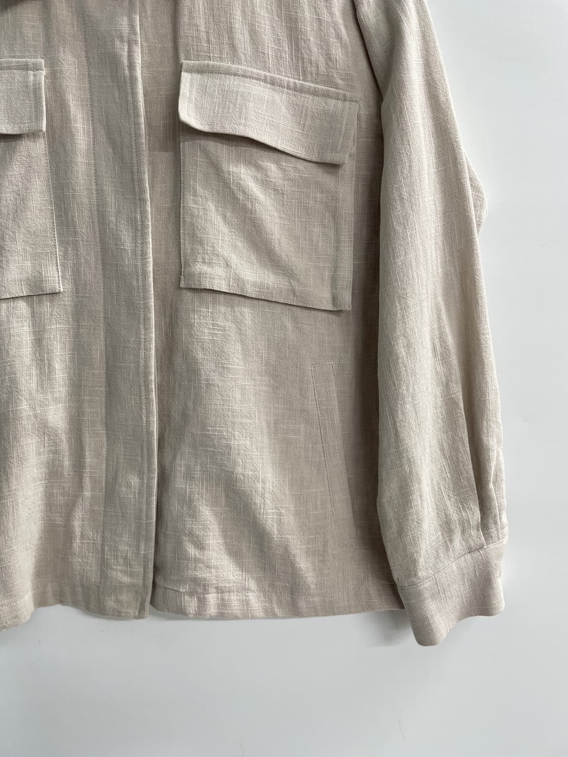 de silhouette 린넨 자켓 상품이미지5