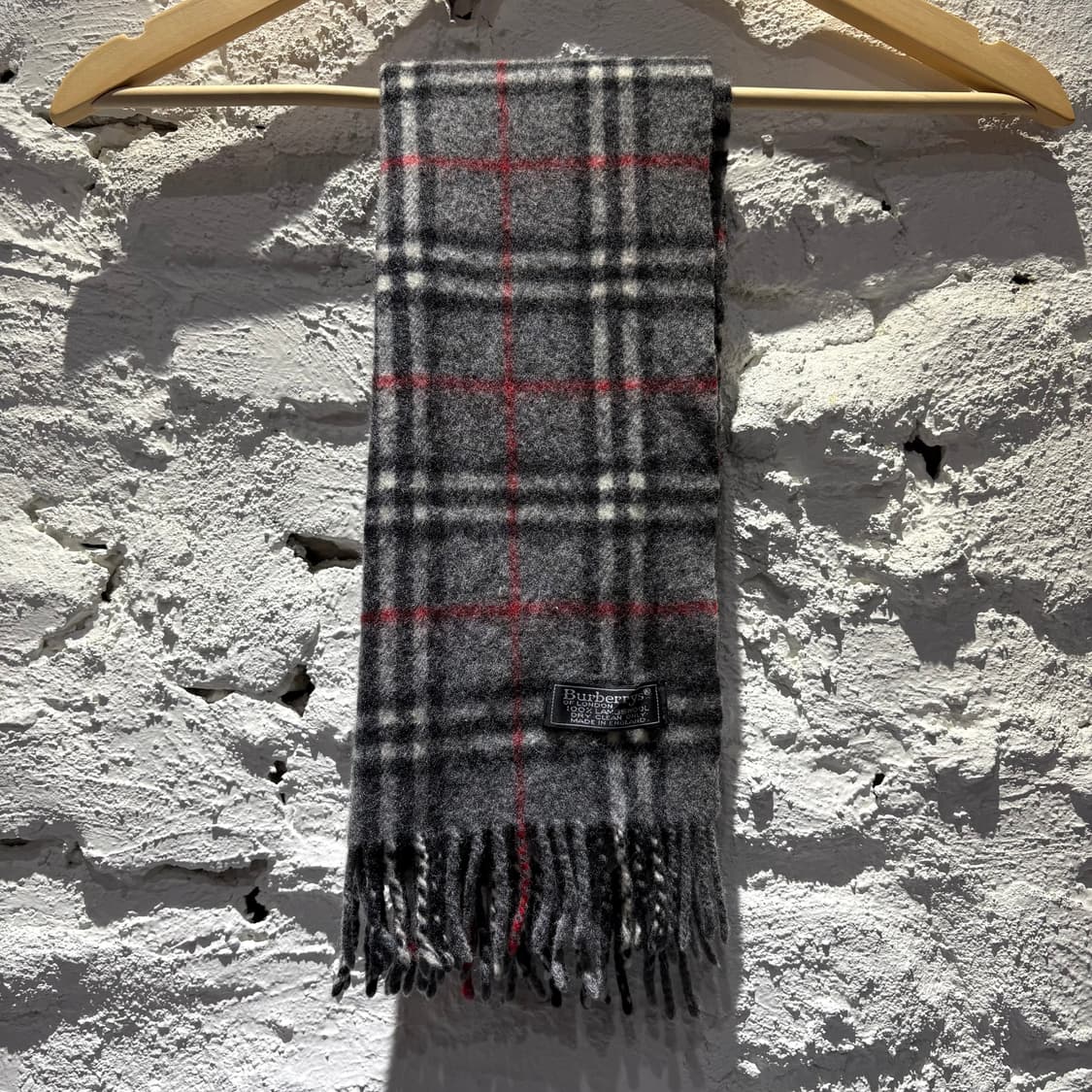 버버리 빈티지 체크패턴 머플러 상품이미지5