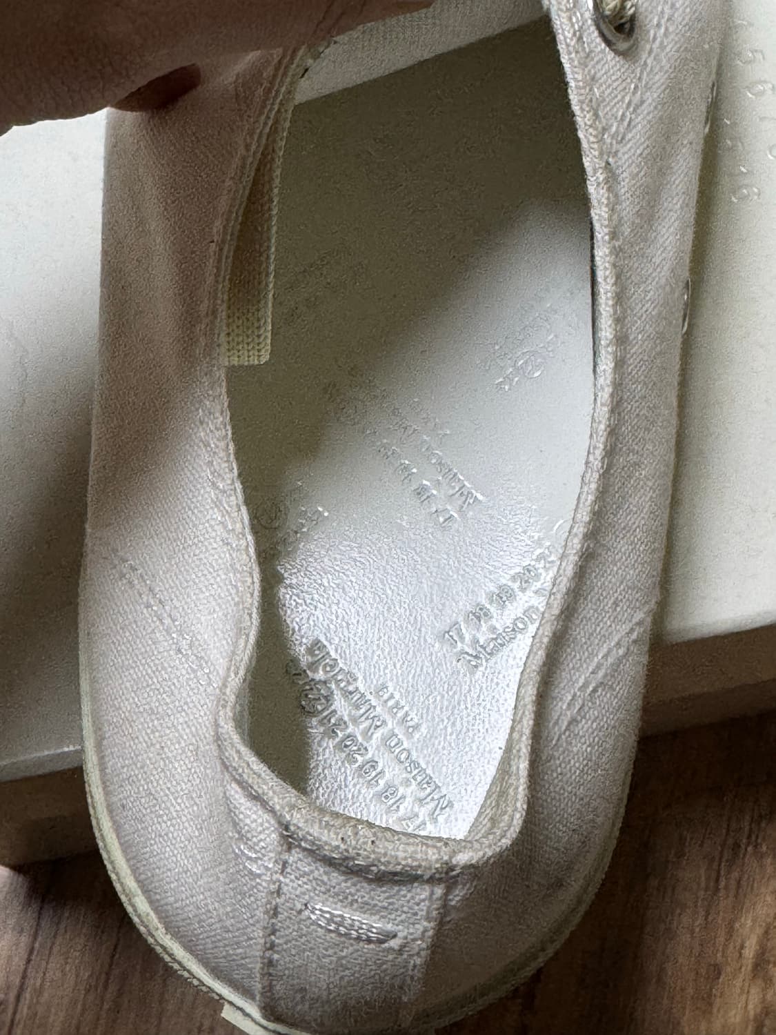 마르지엘라 타비스니커즈 275 화이트 상품이미지4