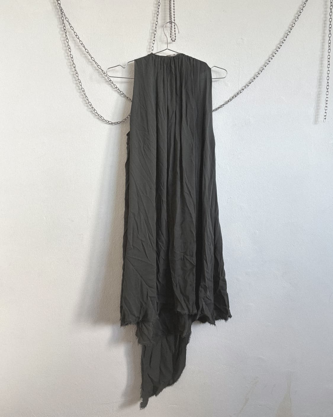 랑방 드레이프 실크 그런지페어리 드레스 상품이미지7