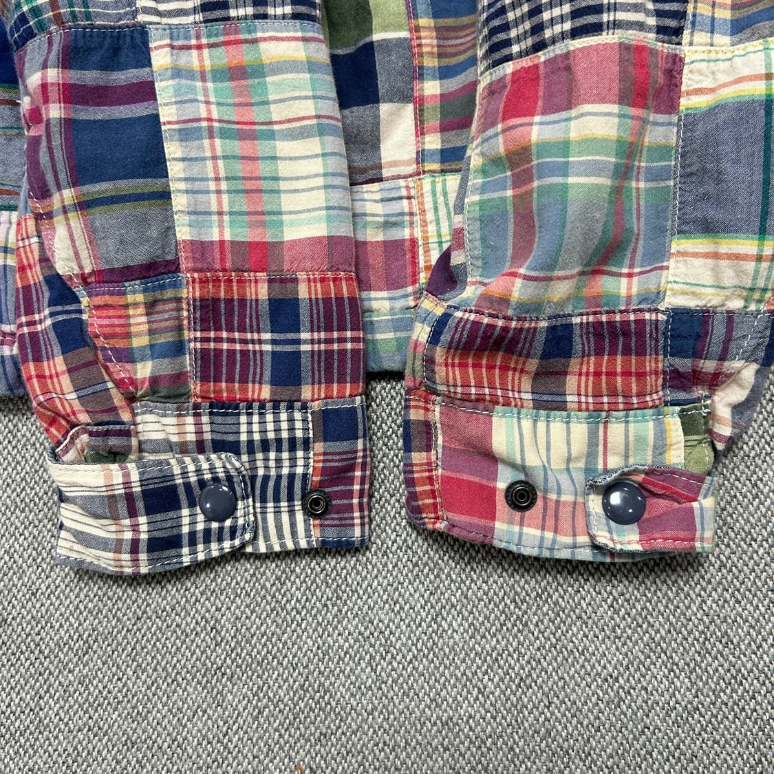 폴로 마드라스 패치워크 체크 자켓(S) 상품이미지6