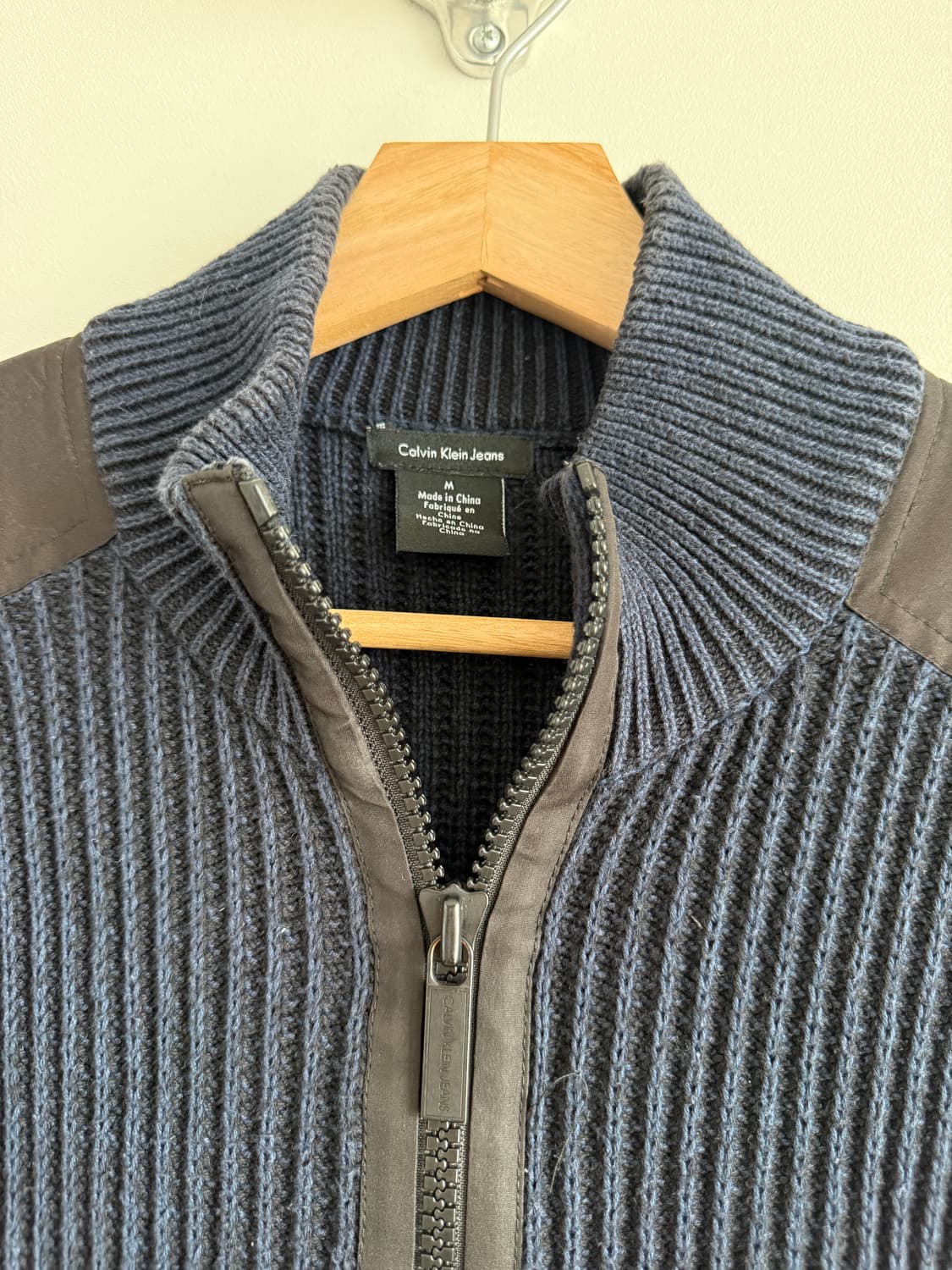 캘빈클라인(CK) 코튼 니트 집업 상품이미지5