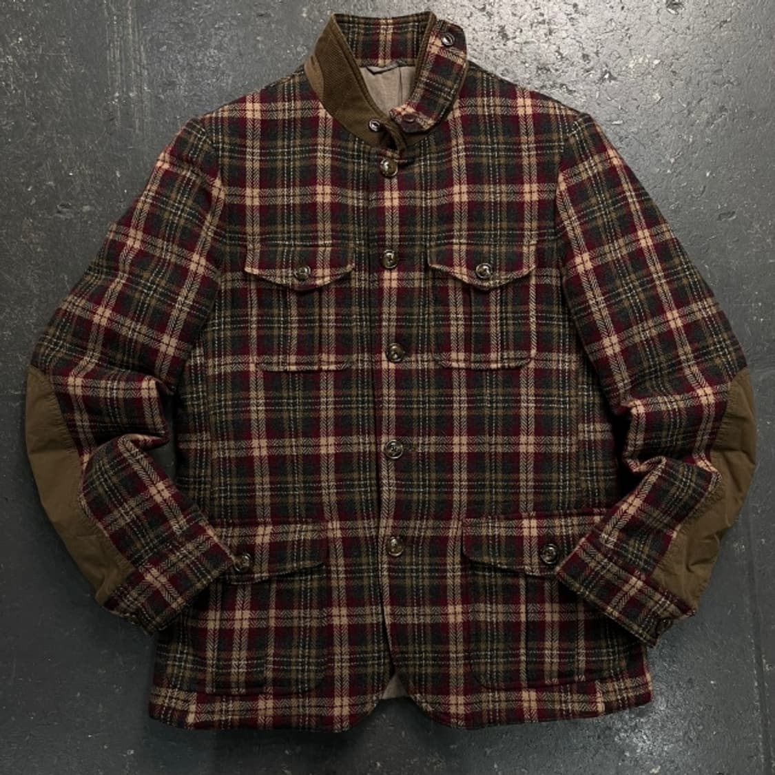 100 시리즈 패딩 울 자켓 상품이미지1