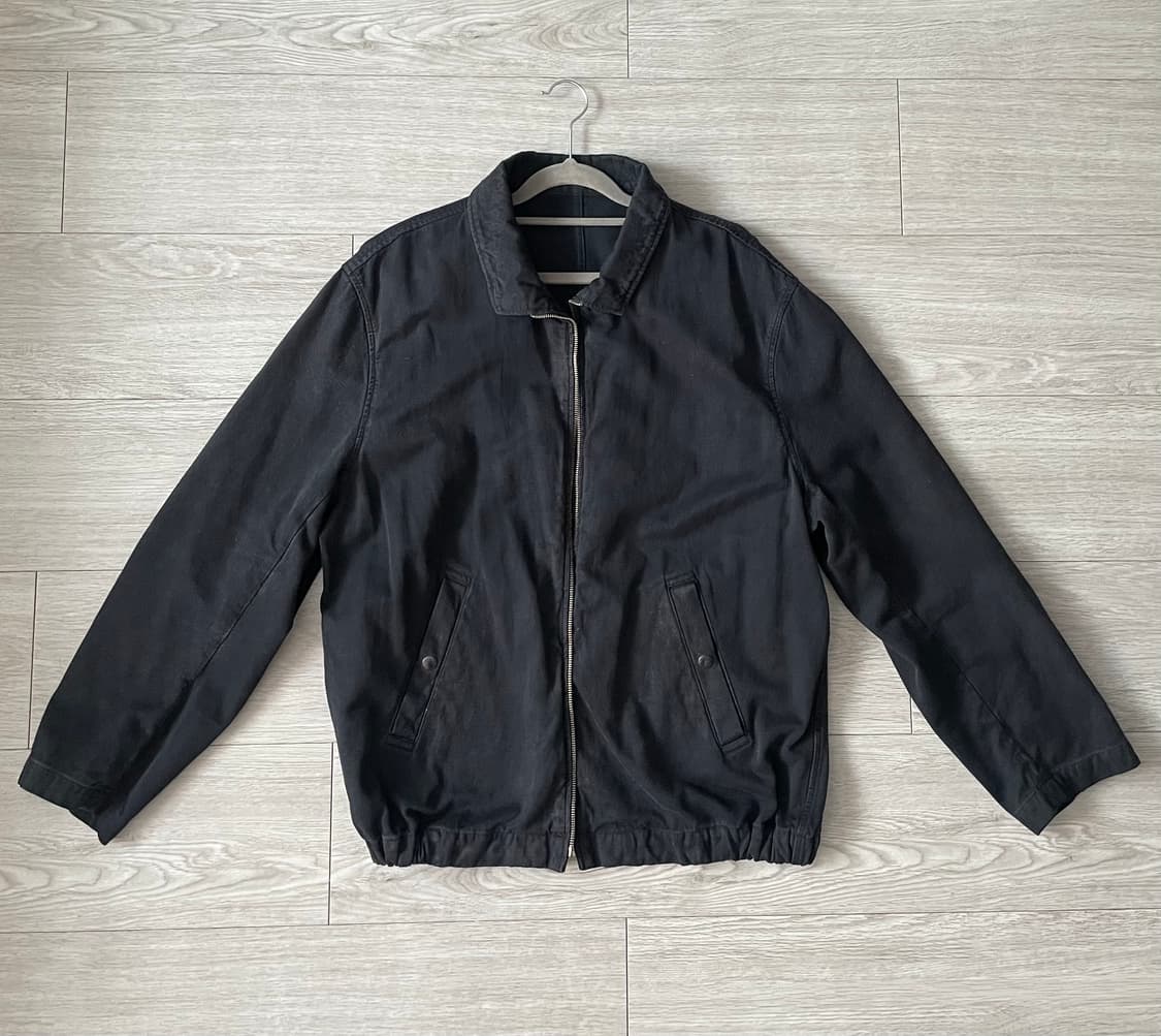 아프레쎄 실크 헴프 프렌치 에어포스 자켓 블랙 3사이즈 상품이미지1