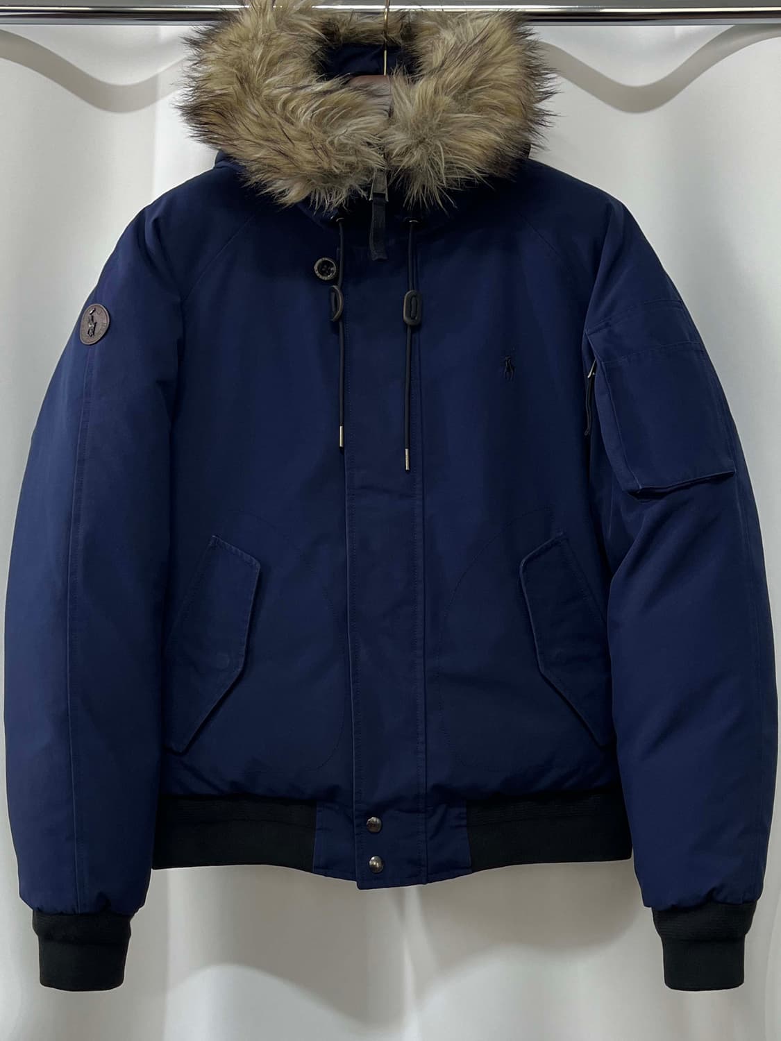폴로 랄프로렌 n2b 맨즈 포 퍼 트림 로얄네이비 다운 자켓 상품이미지1