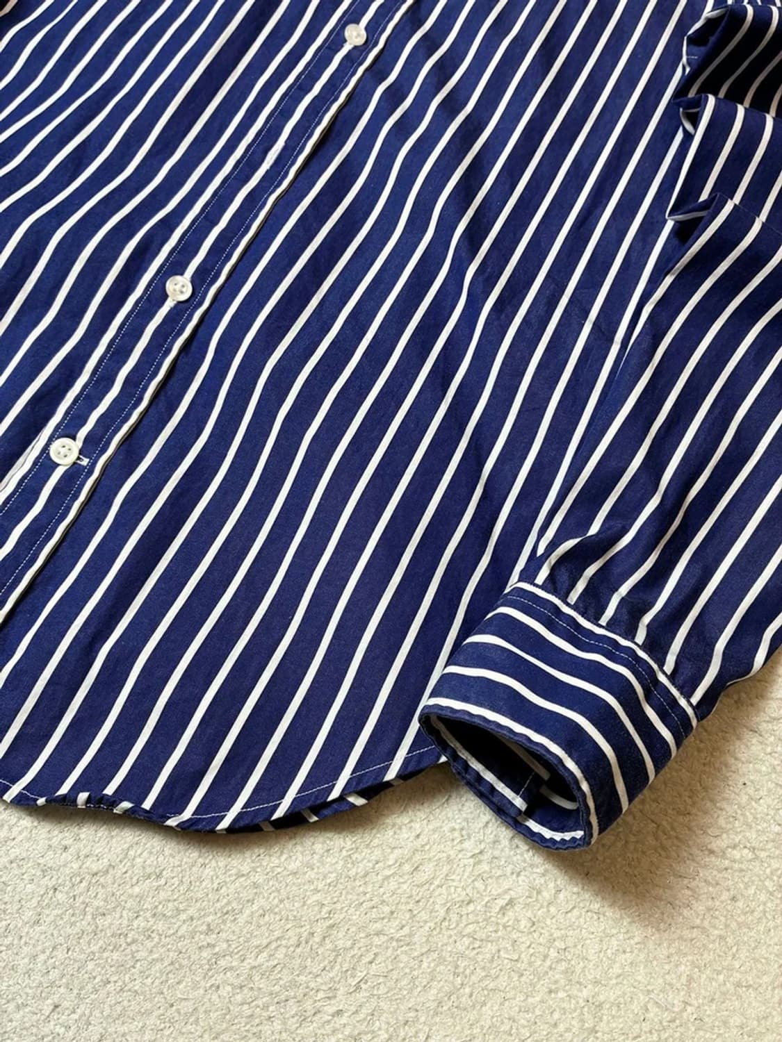 폴로 랄프로렌 시티보이룩 스트라이프 포니 로고 셔츠 PN7630 상품이미지4