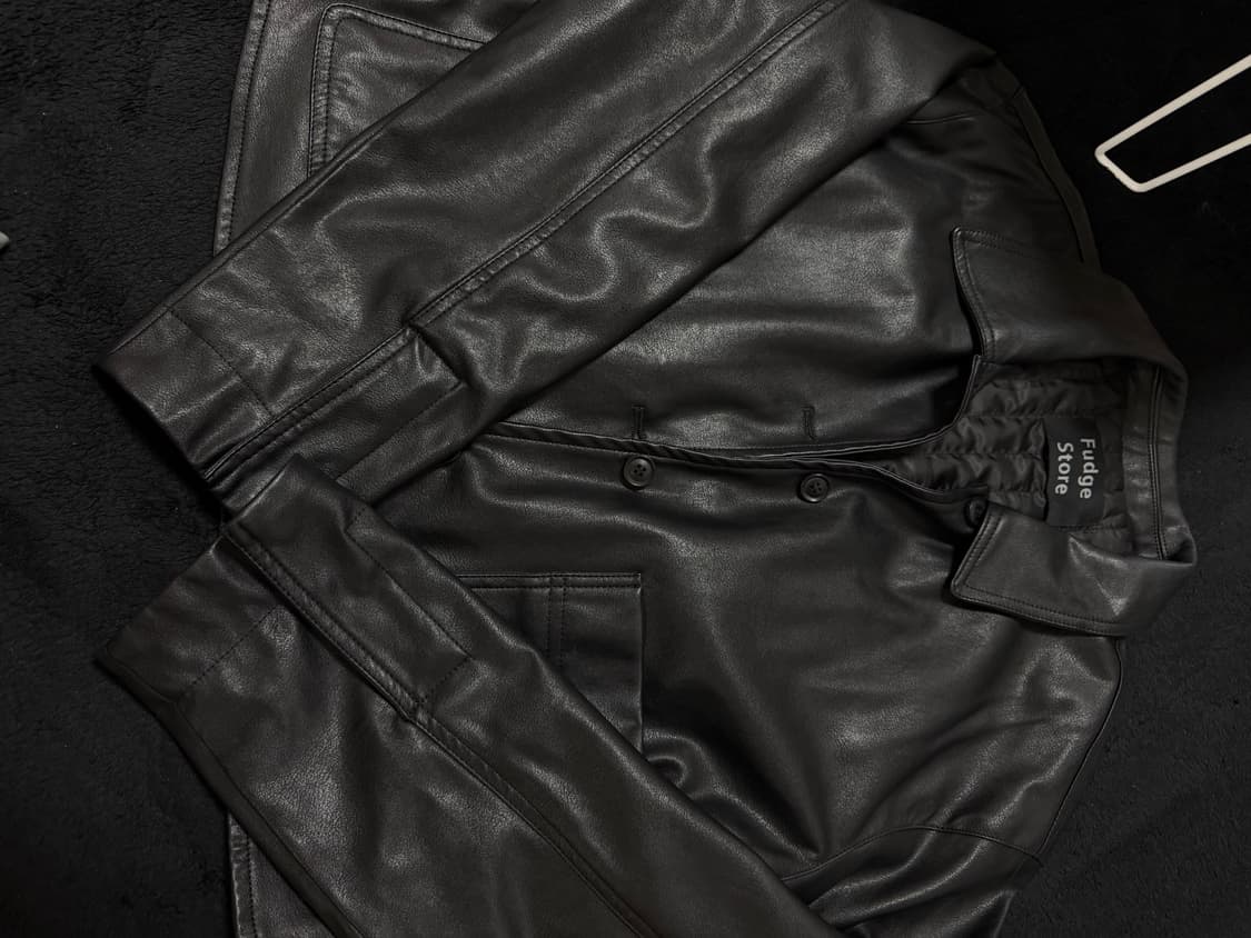 라퍼지 포 우먼 라퍼지 스토어 레더 자켓 상품이미지1