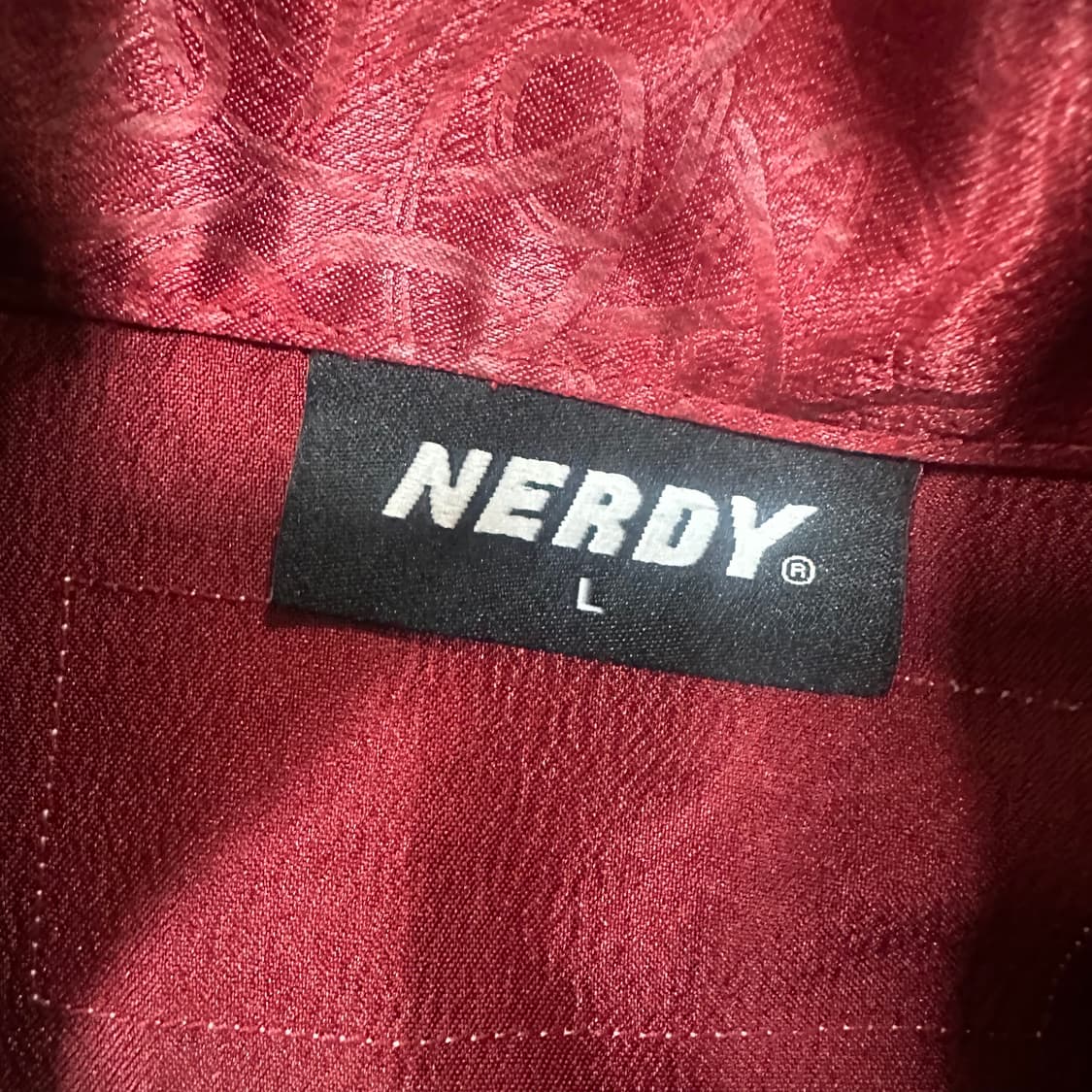 ✨ (바배) 널디 페이즐리 패턴 버건디 트랙탑 져지  상품이미지3