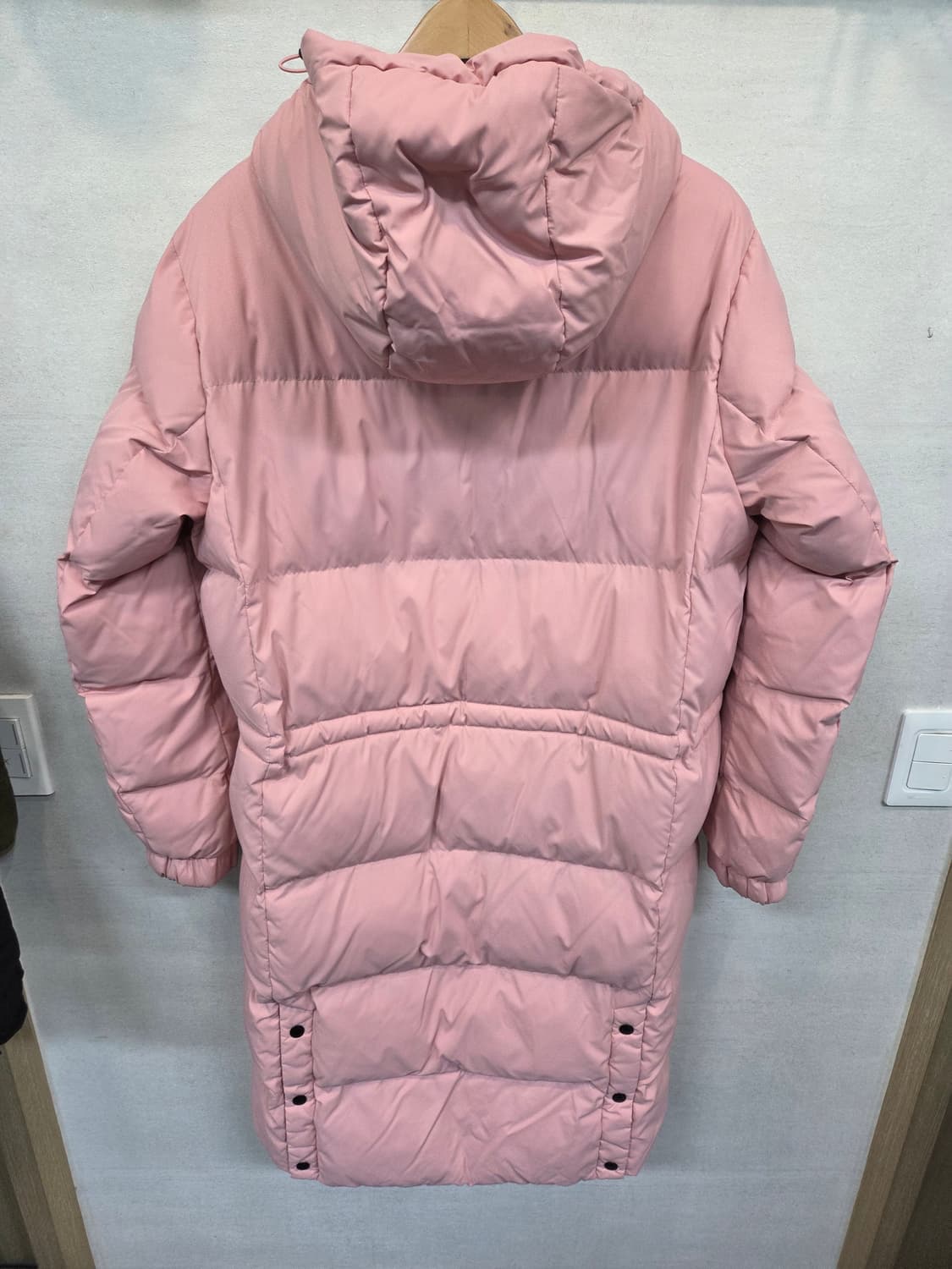 빈폴스포츠 슈퍼다운 롱패딩 95 핑크 상품이미지2