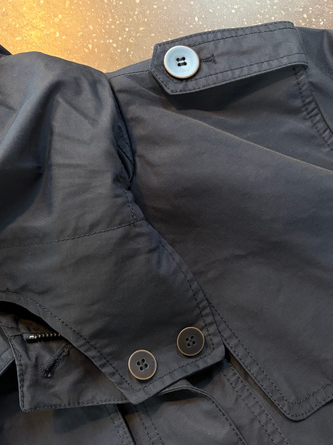 자라 베이직 트렌치 코트 후드 탈부착 바람막이 상품이미지5