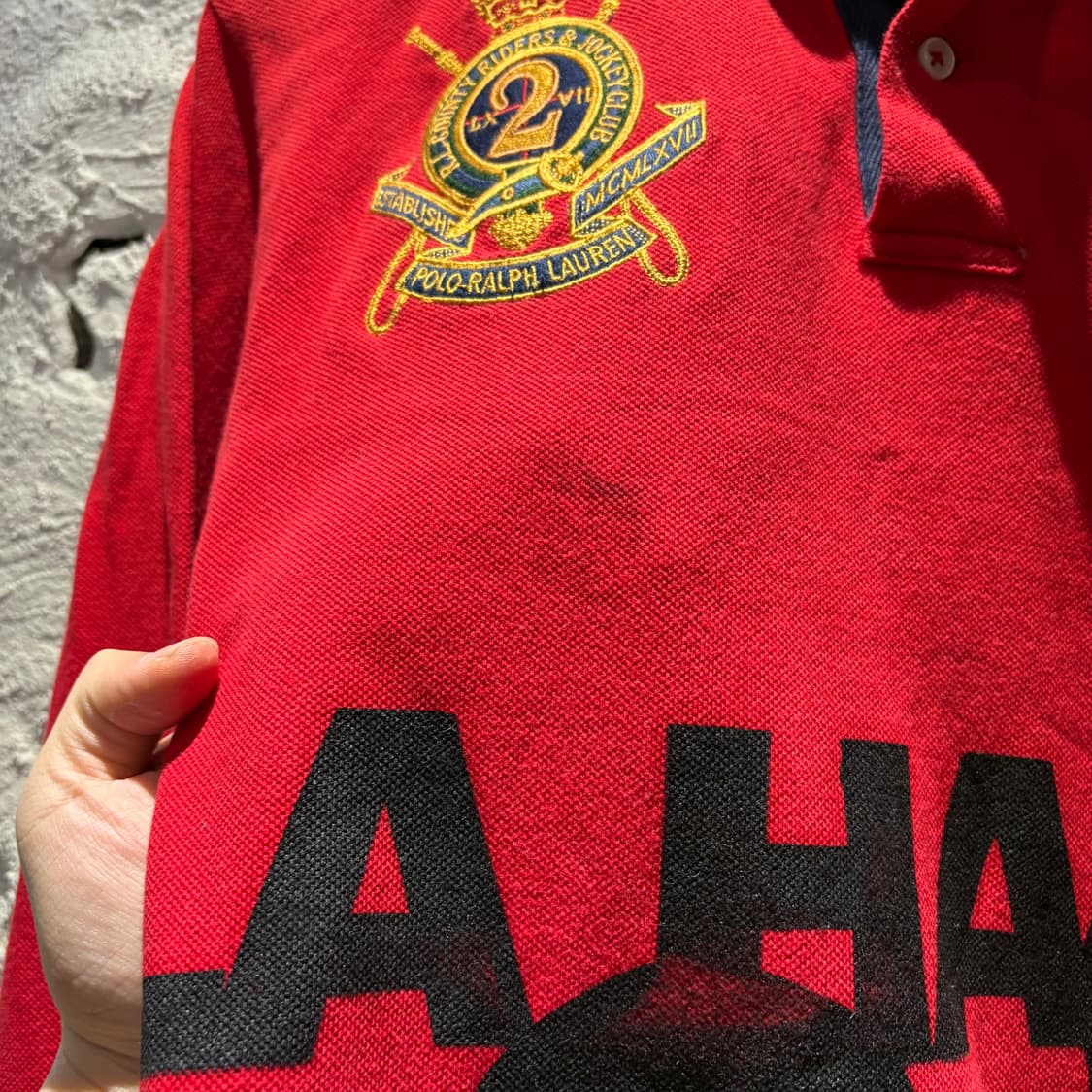 폴로 금장 빅포니 커스텀 카라슬리브 상품이미지6