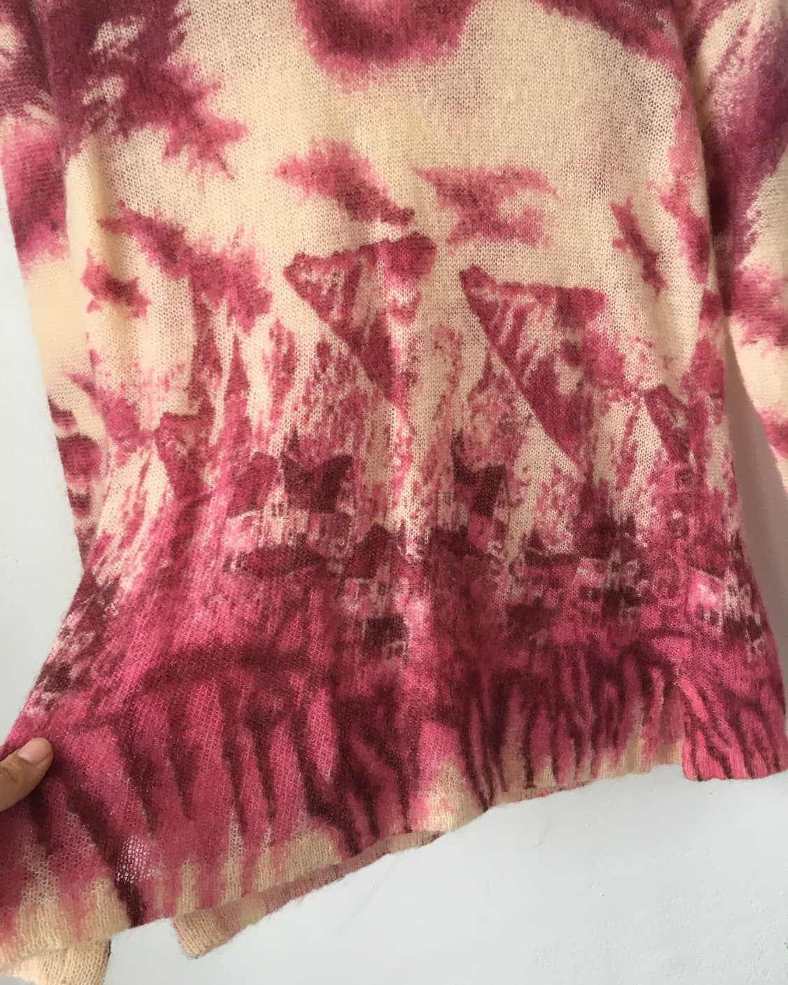 Pattern point mohair knit 상품이미지4