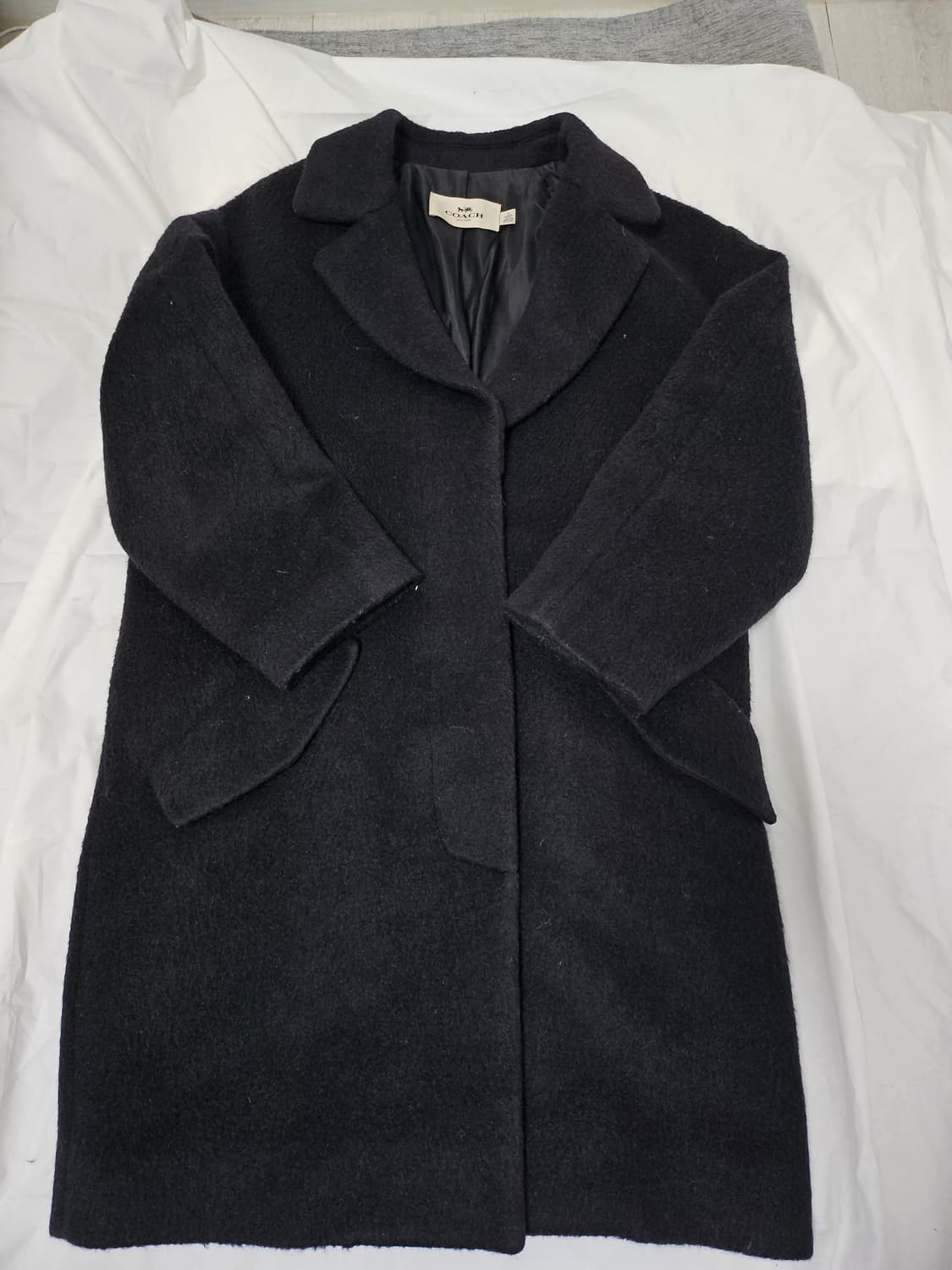 코치 트리플 히든 코트 블랙 M 상품이미지1