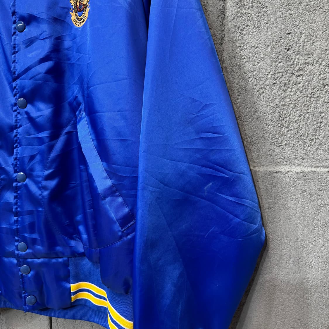 80s Dunbrooke Pla-Jac 나일론 바시티 자켓 (L) 상품이미지3