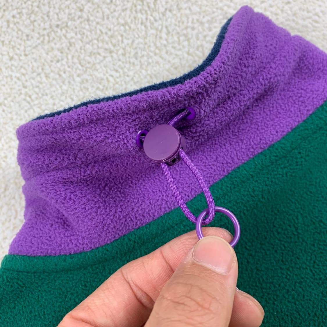 아디다스 오리지날 자수로고 하프집업 플리스 상품이미지5